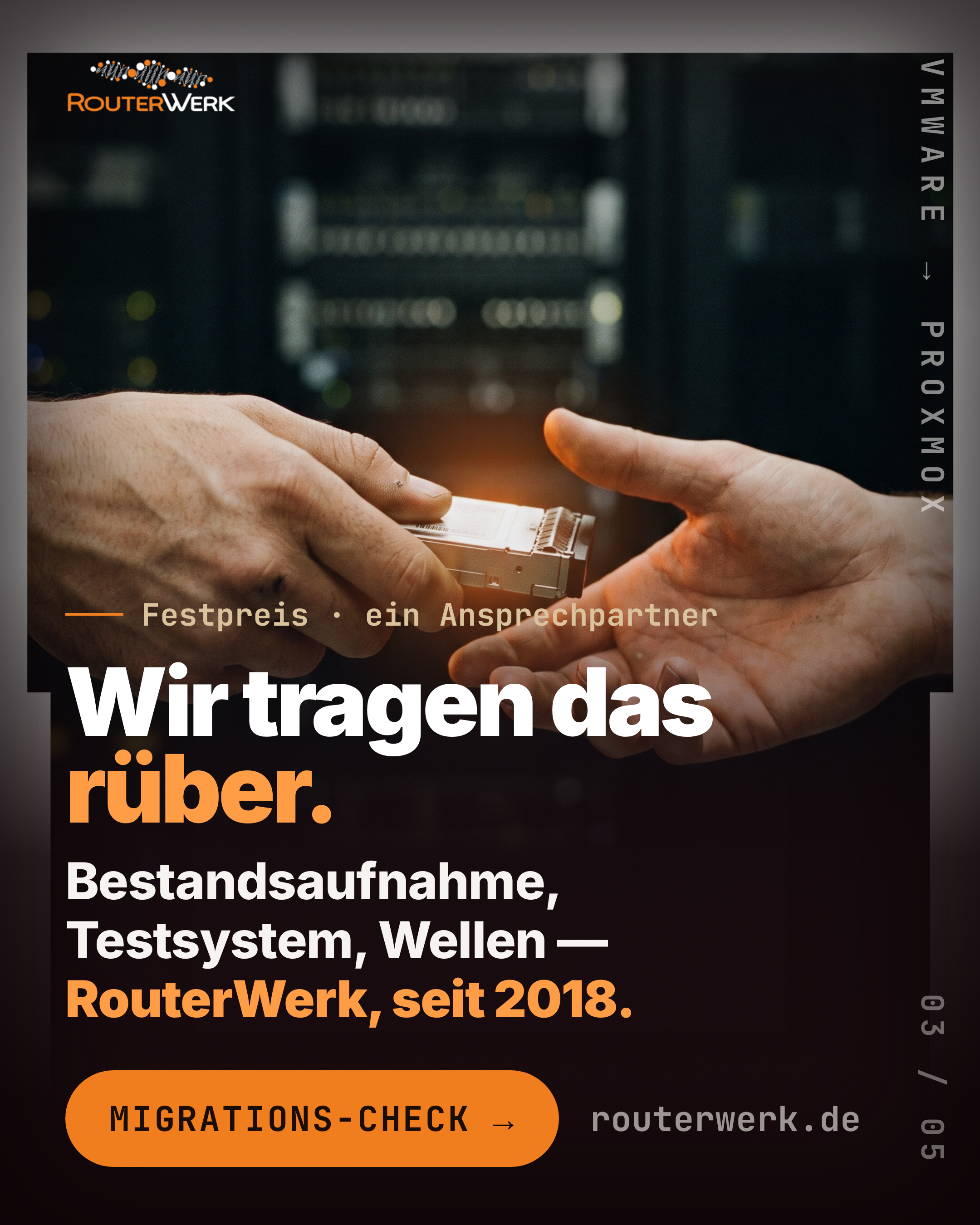 Wir tragen das rüber