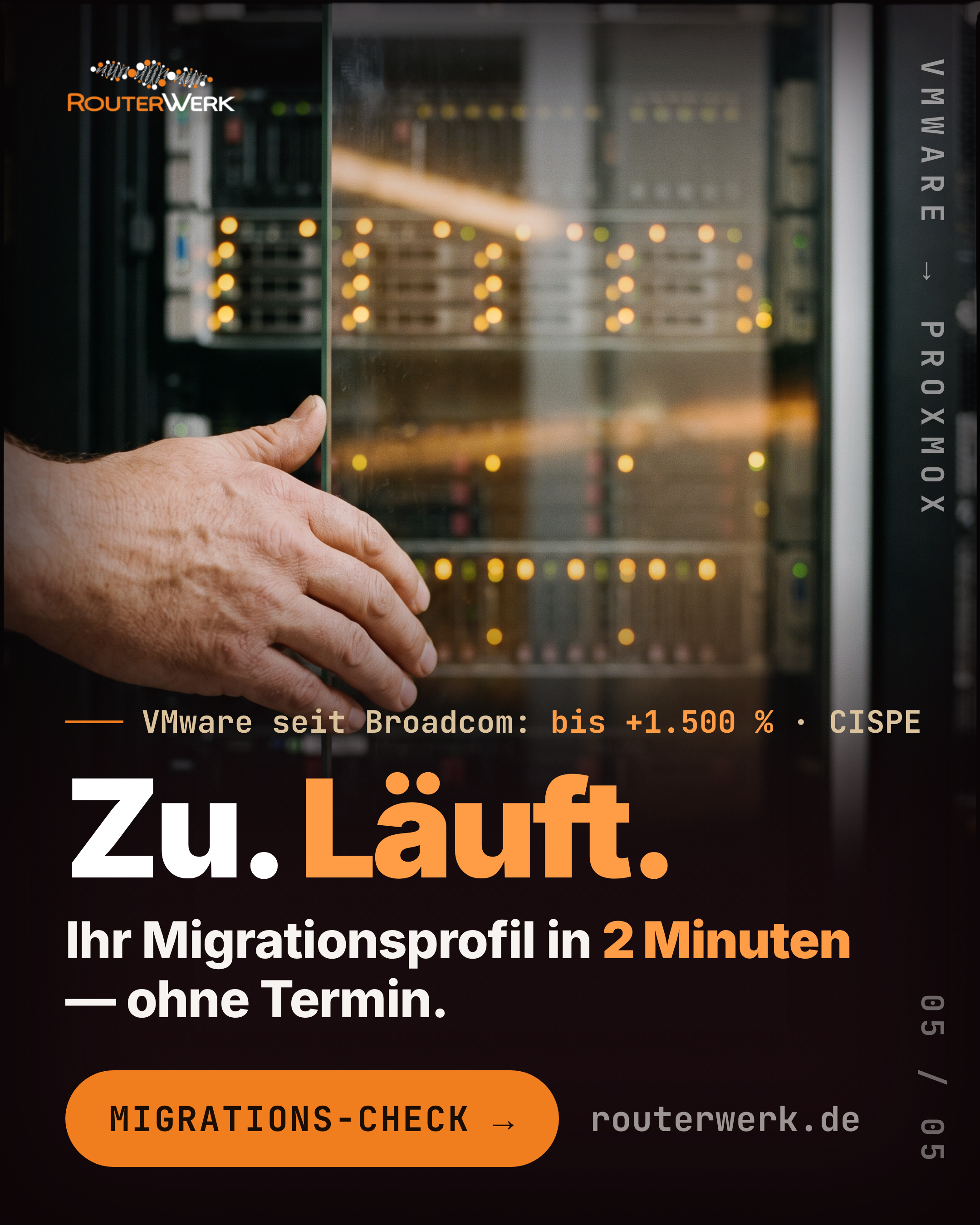 Zu. Läuft.